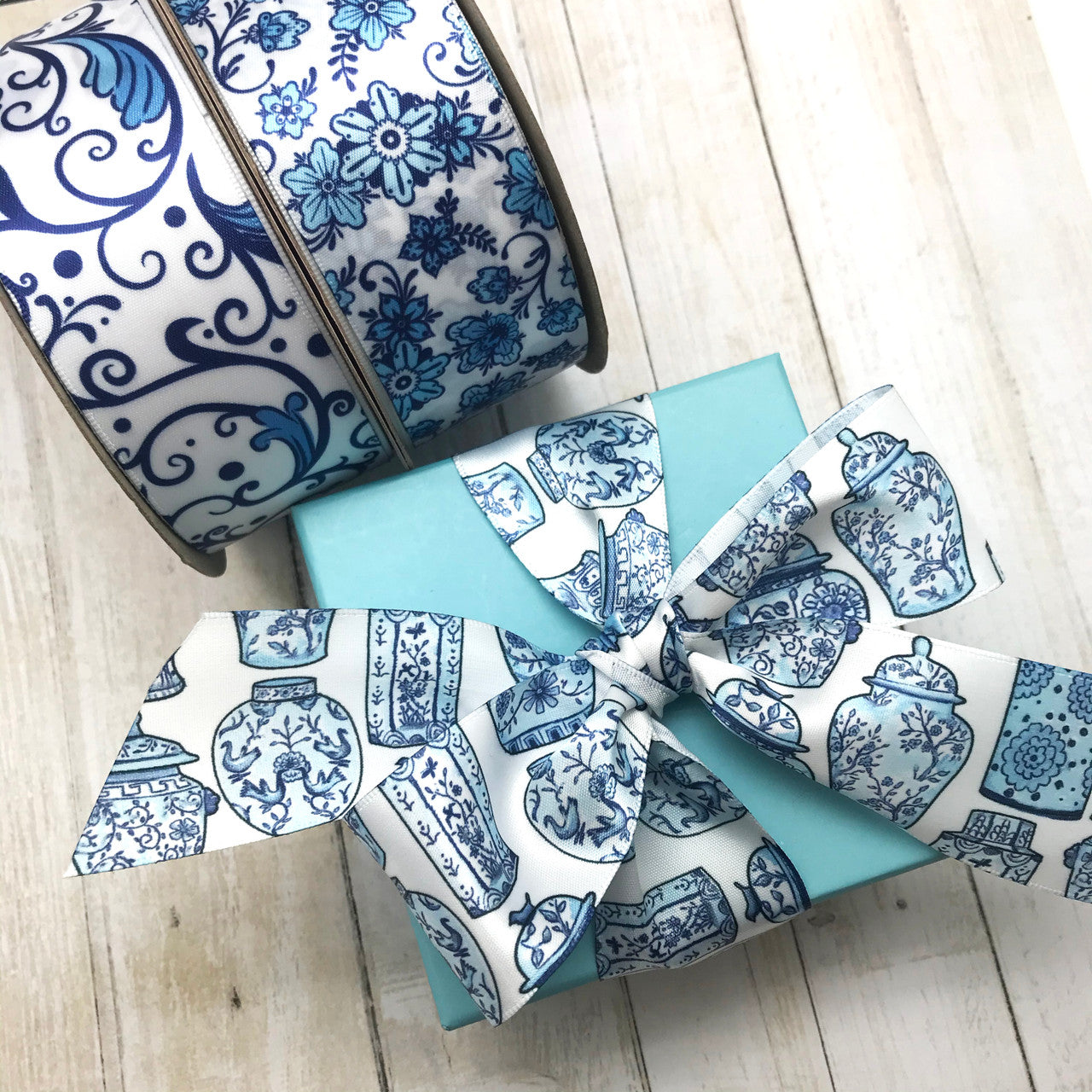 Our trio of Chinoiserie style ginger jar designs are ideal for mixing and matching for gift wrap and design projects!