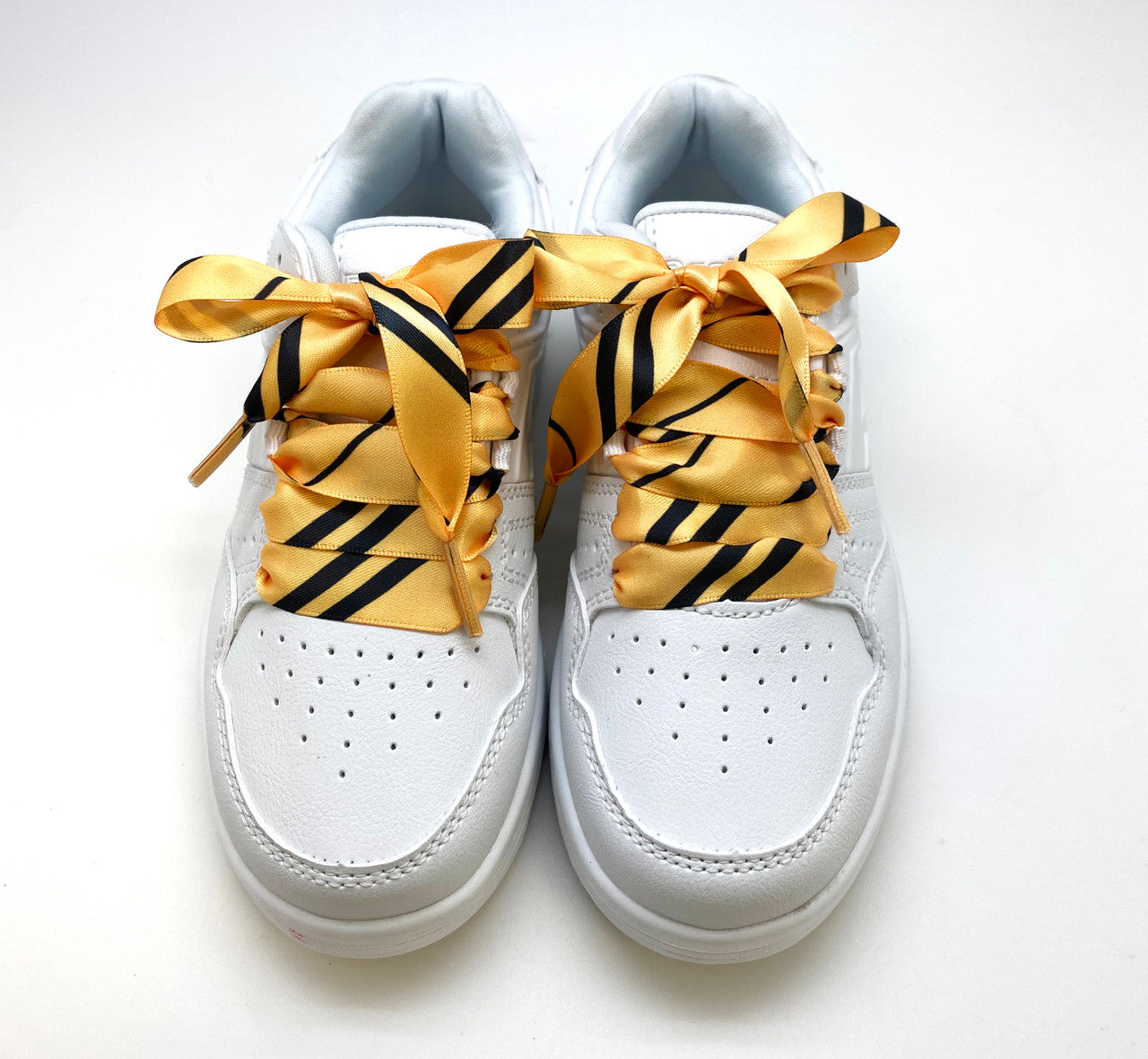 Design Satin Ribbon Shoelaces Satin Shoelaces In Yellow And Black