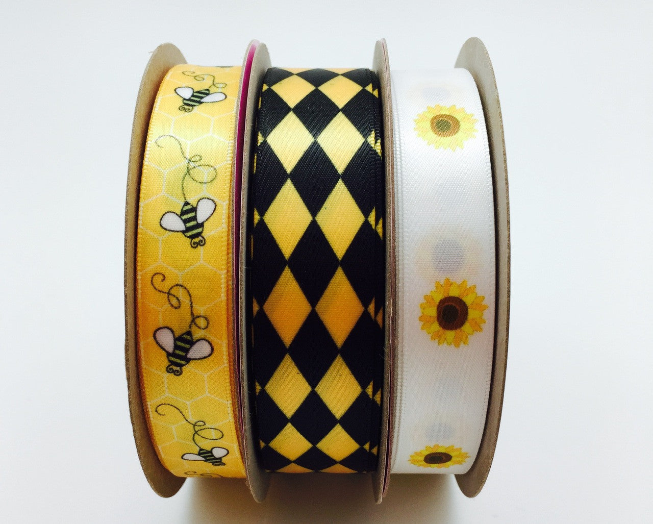 Our bees mix perfectly with our sunflowers and yellow and black harlequin! Be sure to mix and match when wrapping gifts or planning party decor!