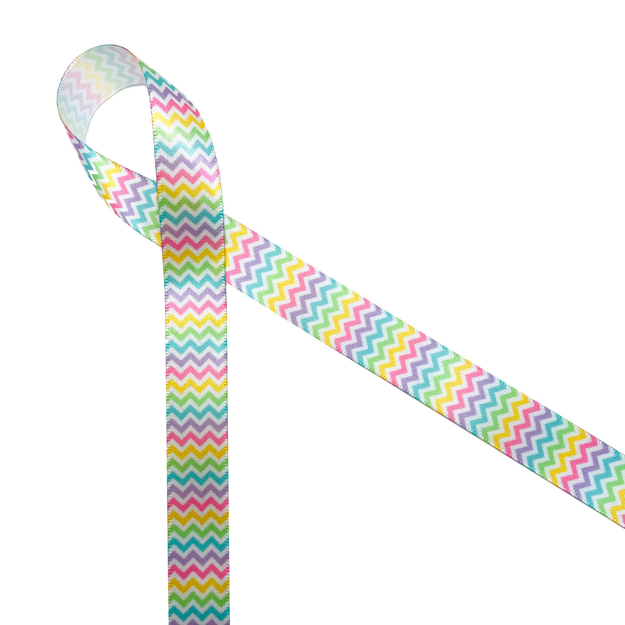 Rainbow Ribbons - Single Sided - By Yard
