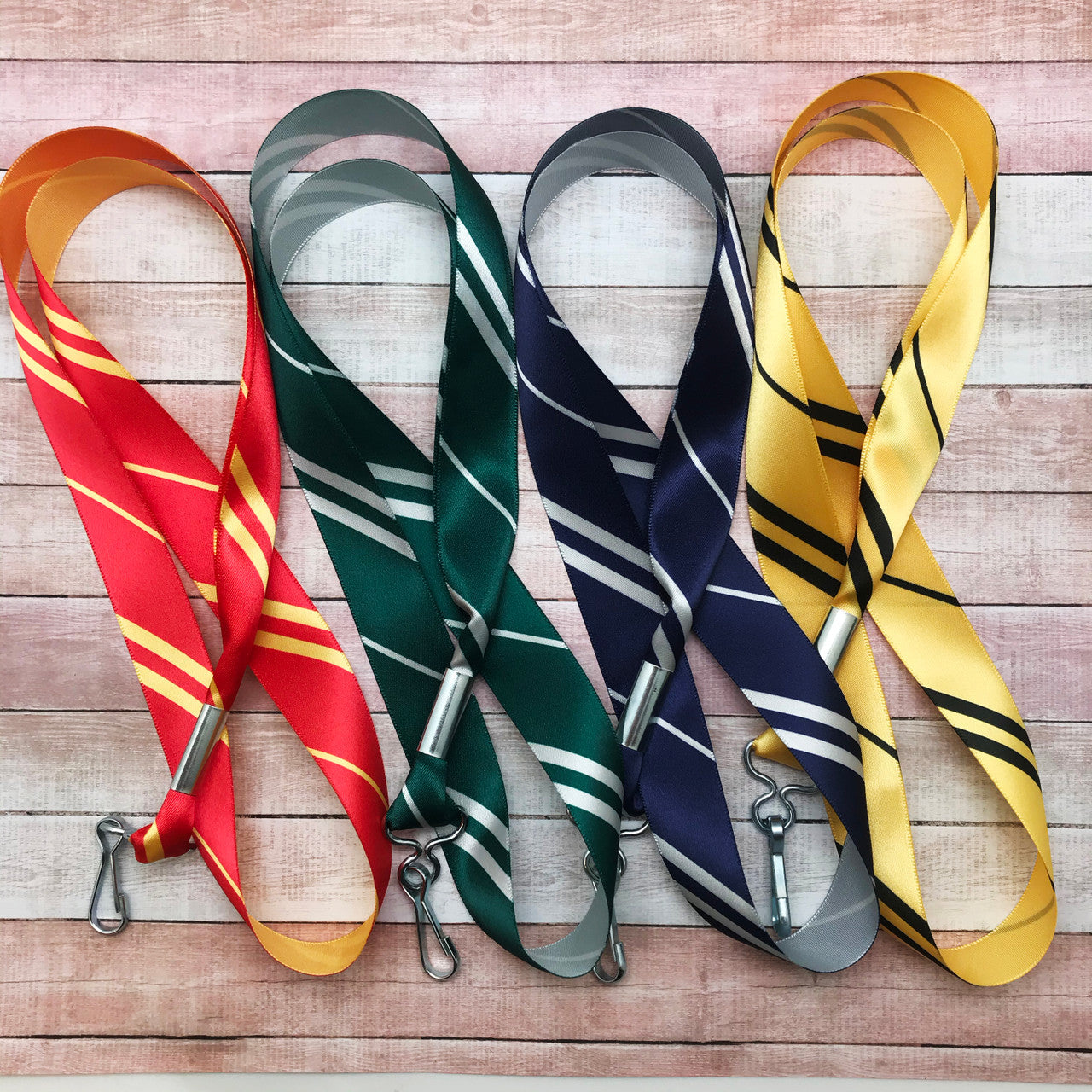 Harry Potter ribbon lanyards value pack of 4 printed on 7/8
