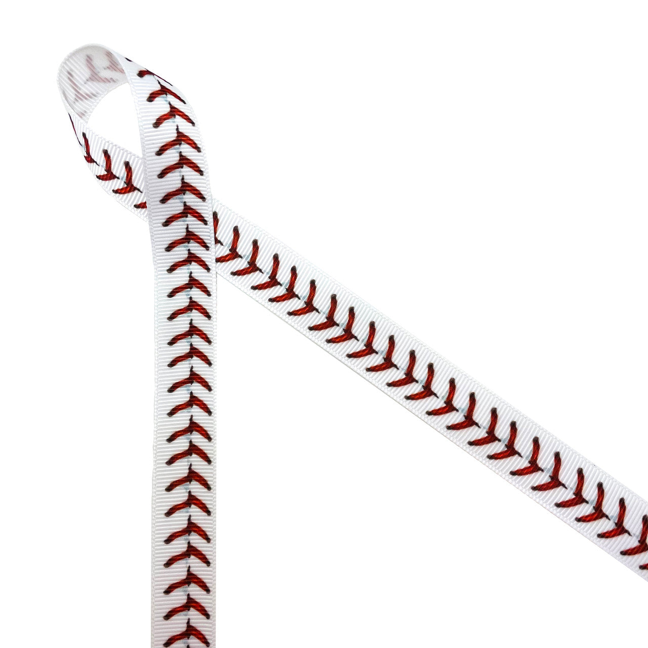 Baseball Ribbon Grosgrain (1 yard)