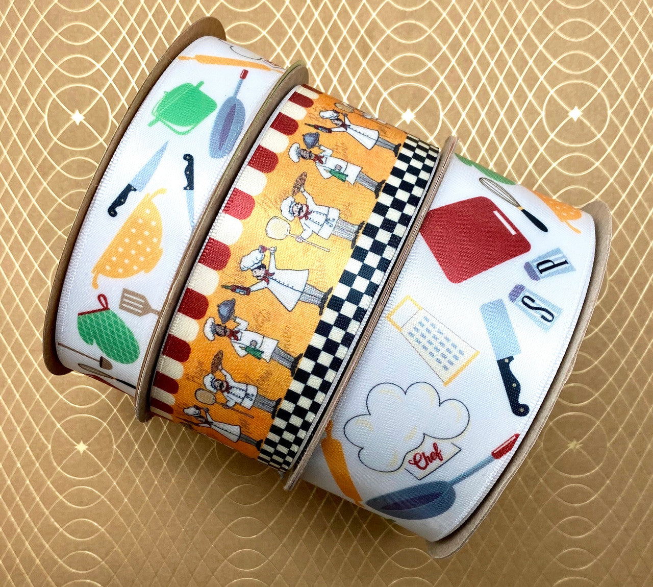 Chefs tools printed on 7/8