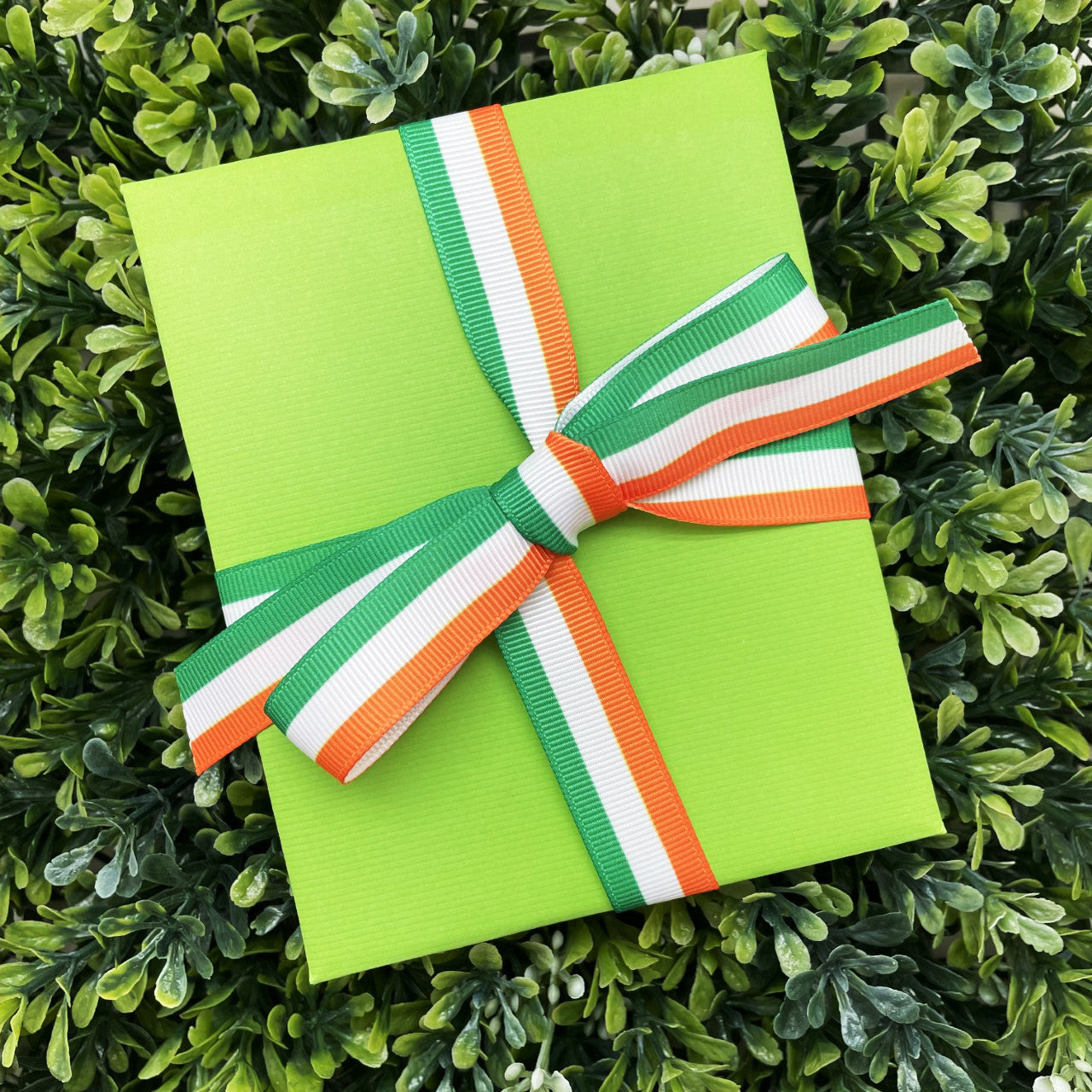 Tie and Irish themed gift with our Irish flag ribbon for the perfect presentation!