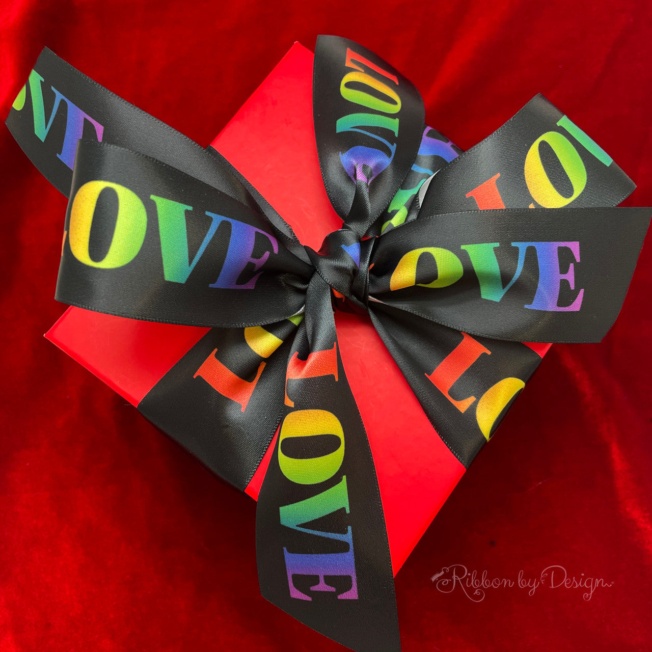 Our 1.5" wide satin ribbon ties the most beautiful bows ever! Be sure to impress your Valentine with this  beautiful ribbon!
