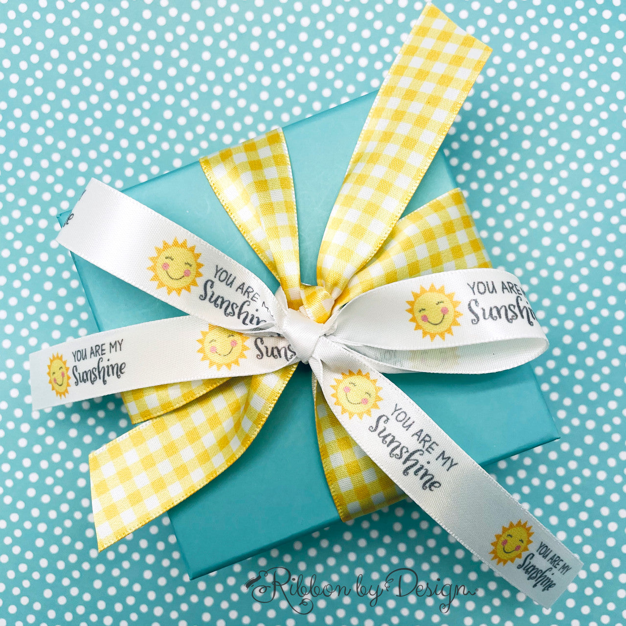 Mix and match our adorable You are my Sunshine with yellow and white gingham for the prettiest gifts, wreaths and party decor trending now!