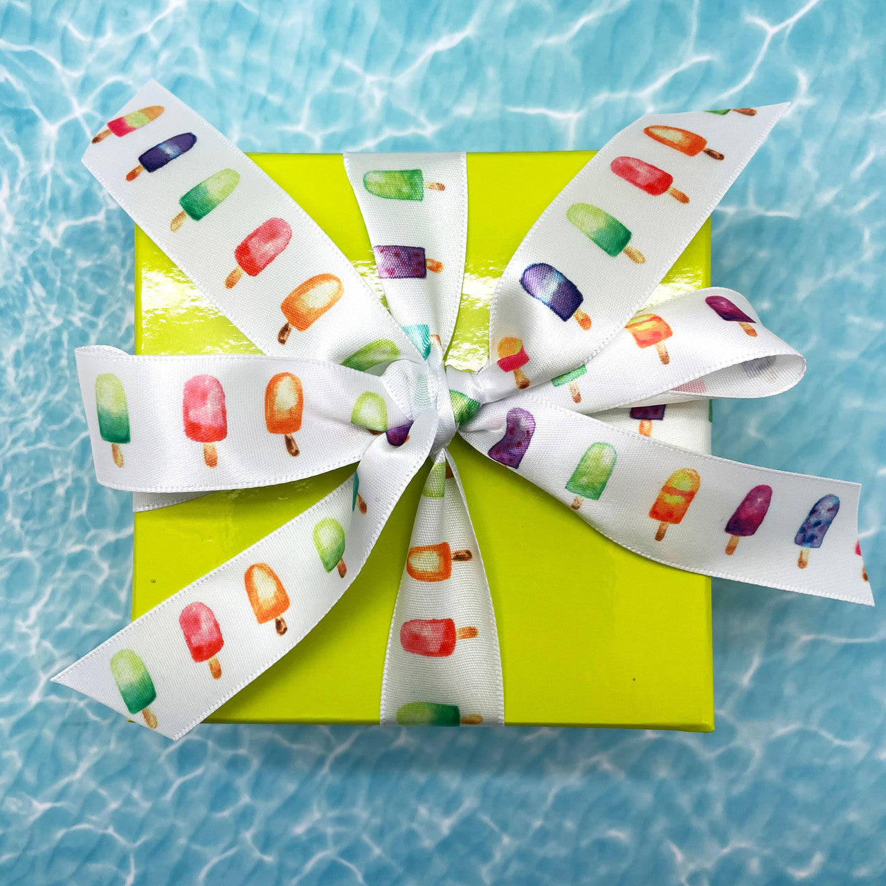 A Summer hostess gift is oh so cool tied with our popsicle ribbon!