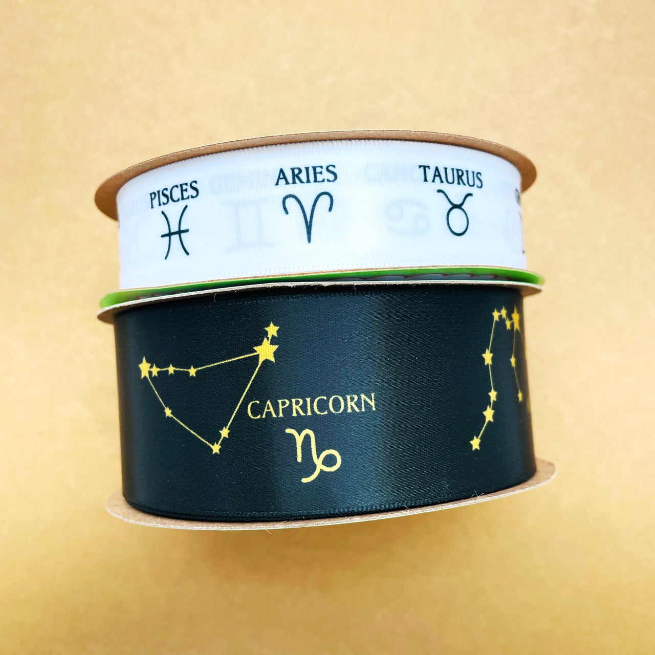 Mix and math our zodiac symbols with our constellation ribbon for fun party decor!