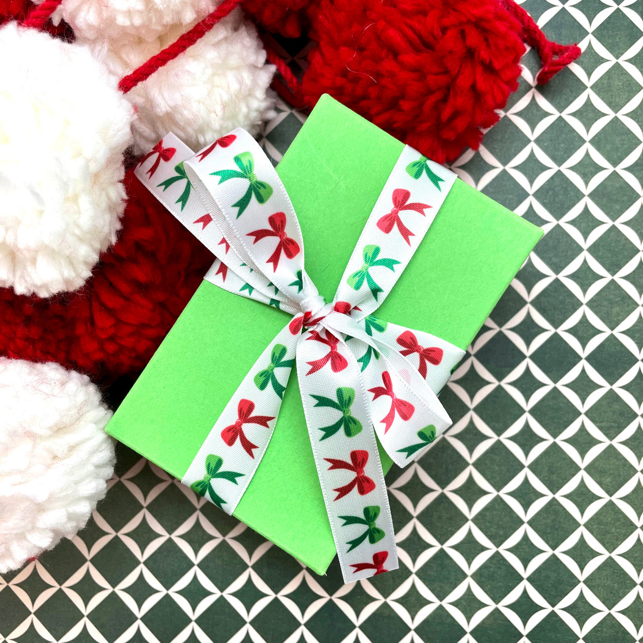 Tie a fun little package with our Christmas bows to bring a smile anyone's face!