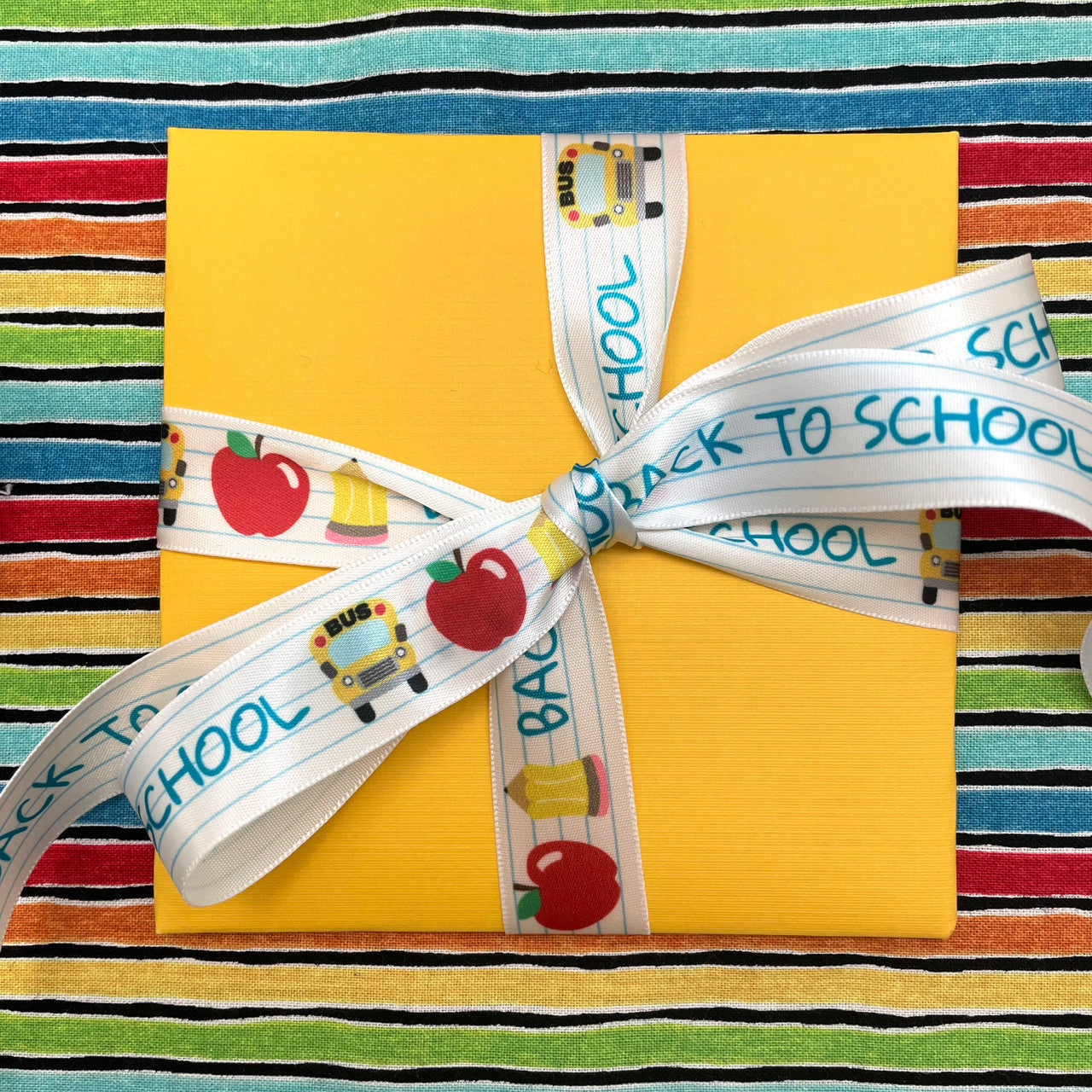 Tie a beautiful bow on a back to school gifts for starting off on the right foot with your school!