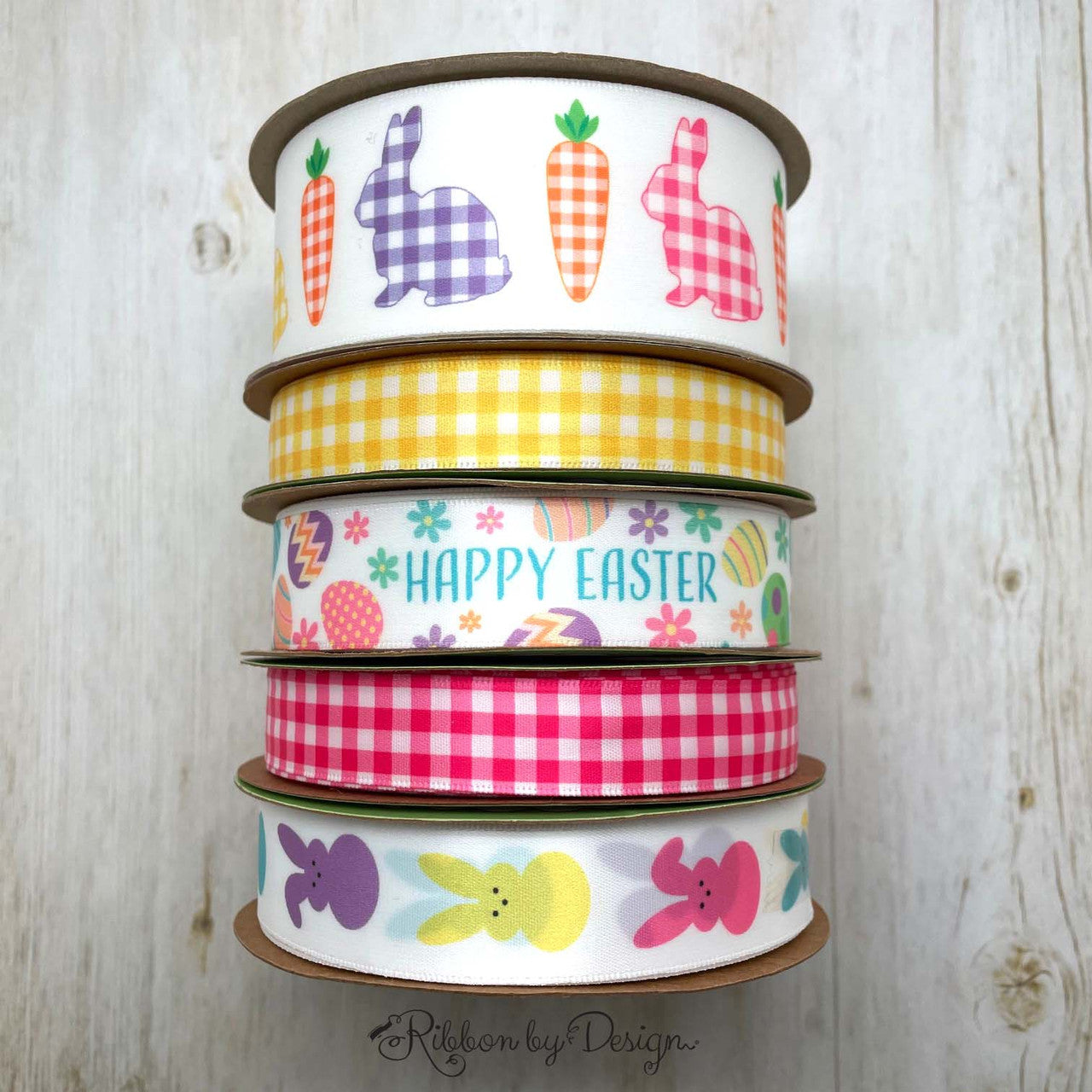 Mix and match our gingham bunnies and carrots with our gingham prints and other Easter designs for the sweetest Easter decor ever!