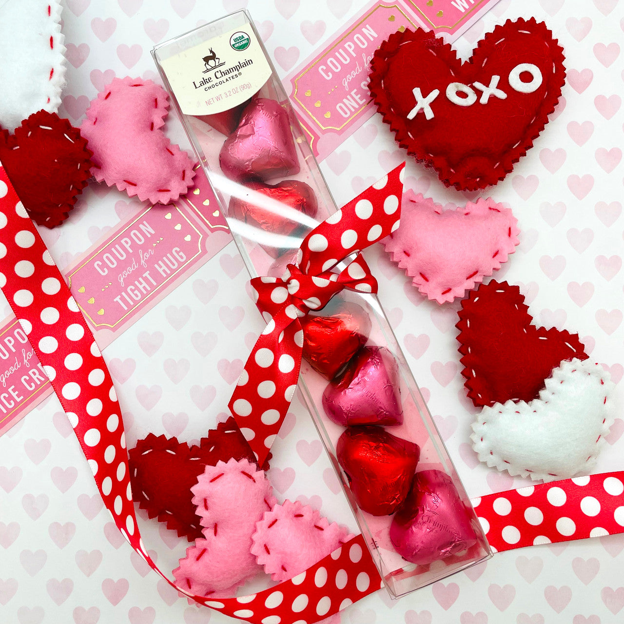 Tie your Valentine's gift with this fun ribbon!