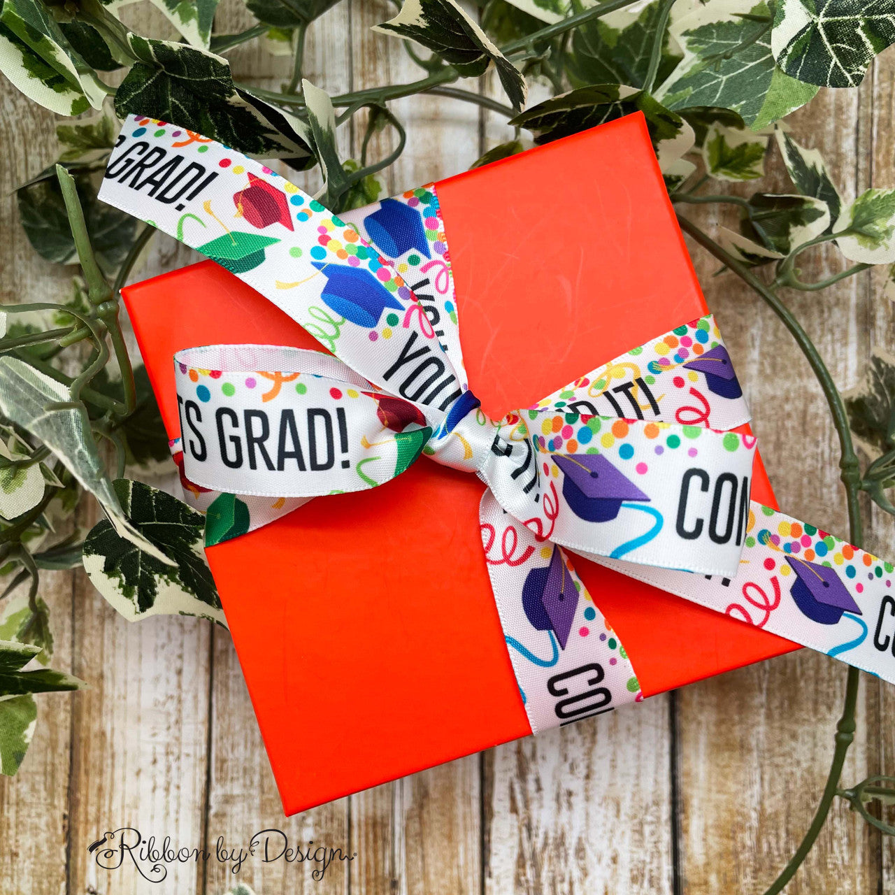 Tie a beautiful bow on a graduation gift to elevate the celebration!