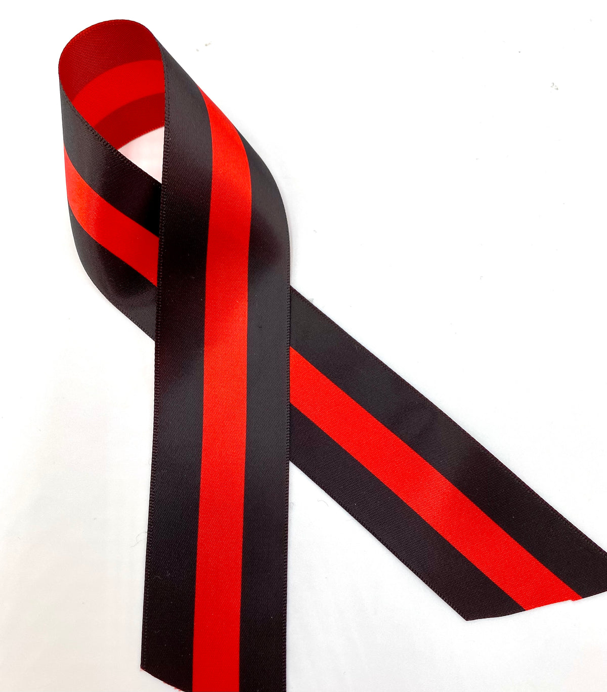 Red Ribbon 8 Thin red line ribbon printed in 7/8