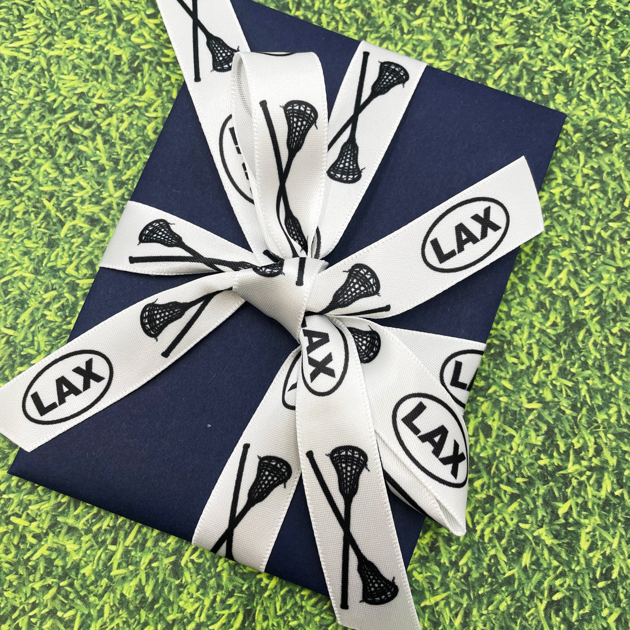 Celebrate your La Cross player with a fun little gift tied with our ribbon! 