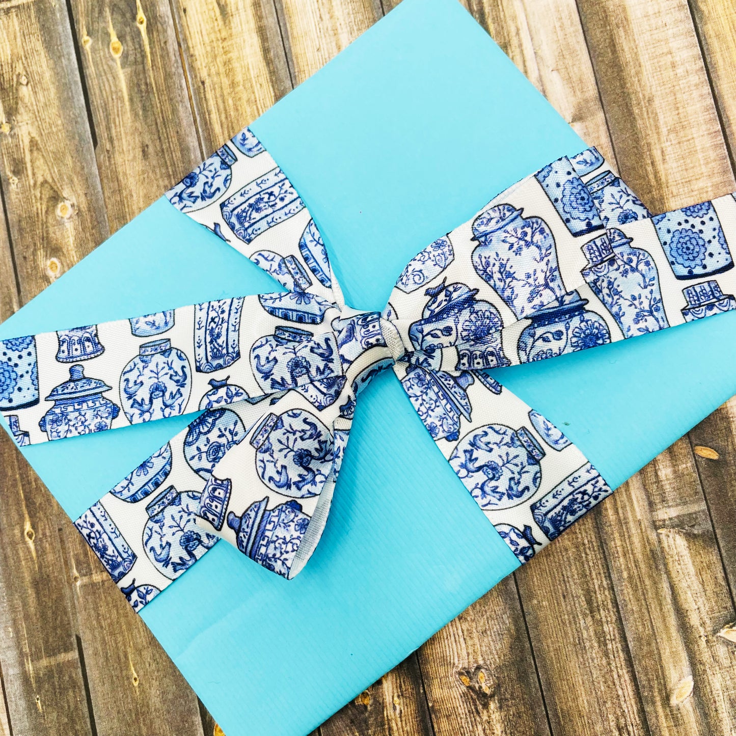 Ginger Jar Blue and White Gift Wrapping Paper