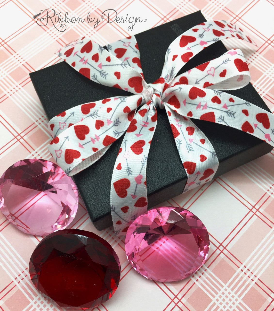 Oh so pretty! This lovely pink, red, gray and white combination makes a lovely gift!