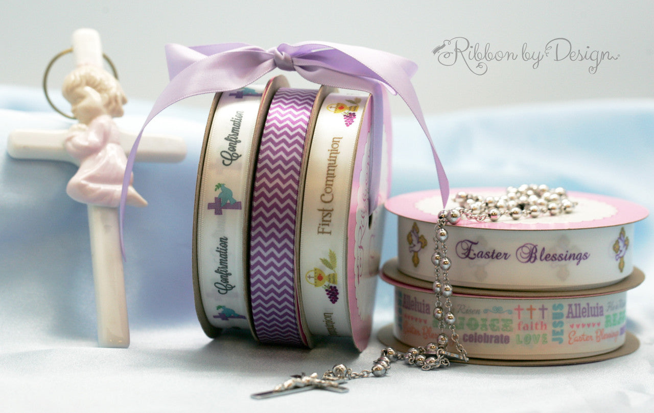 First Communion Ribbon on 5/8