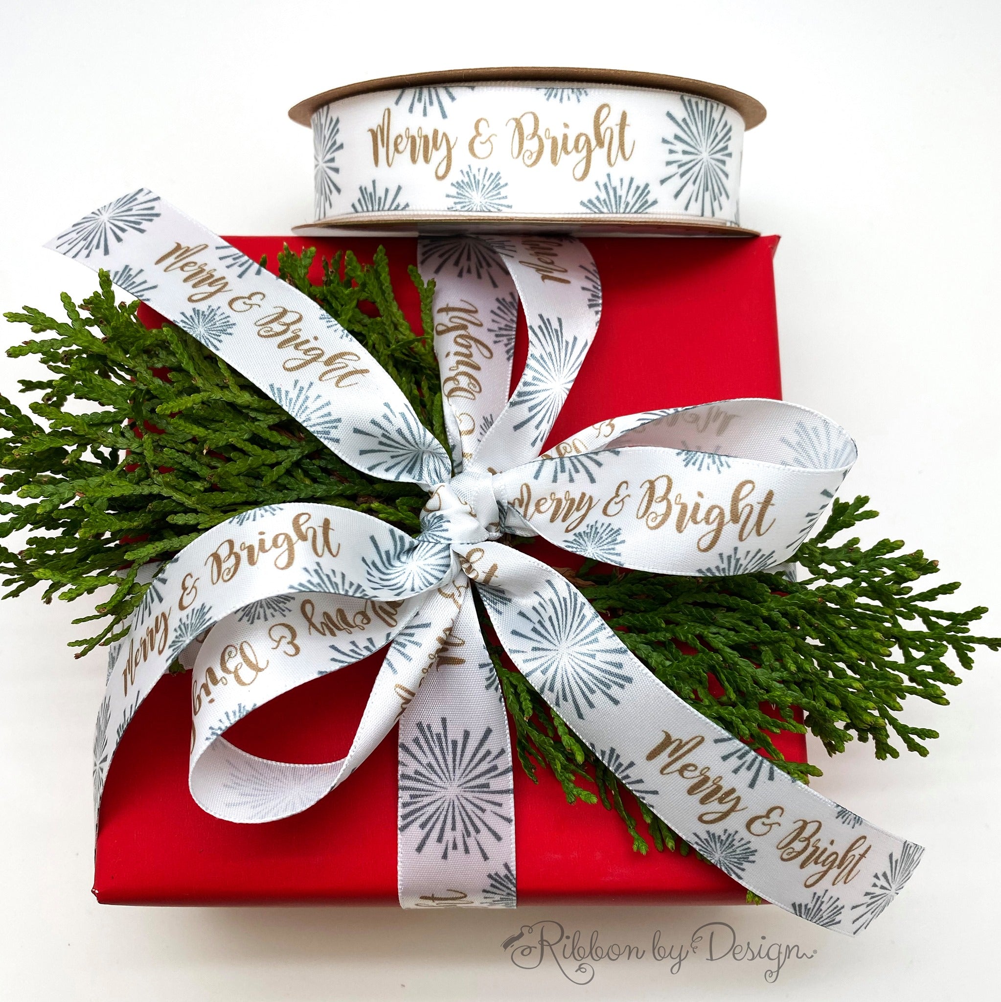 Personalized deals christmas ribbon