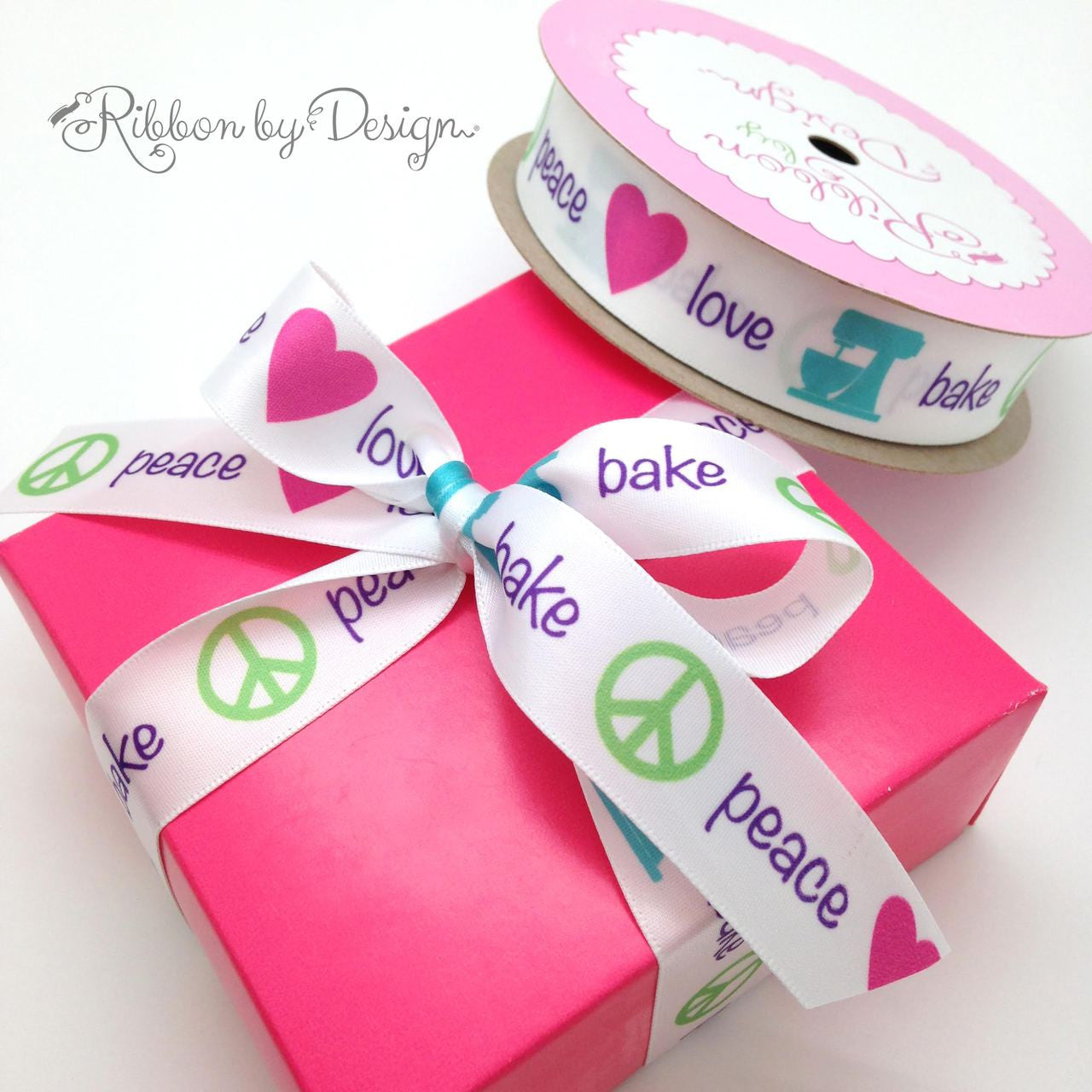 Add this lovely ribbon to a box of sweetness and the recipient will love it!