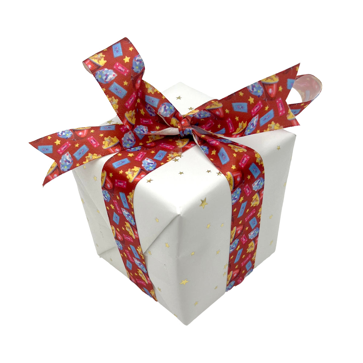 Popcorn Ribbon. Amazon Popcorn ribbon with cotton candy, carnival tickets and yellow stars pr