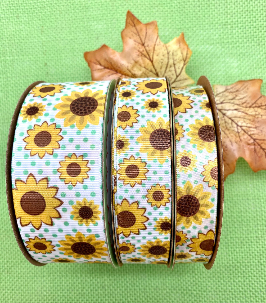 Our trio of sunflowers mix and match for everything from hair bows, to gift wrap and small favor packages!