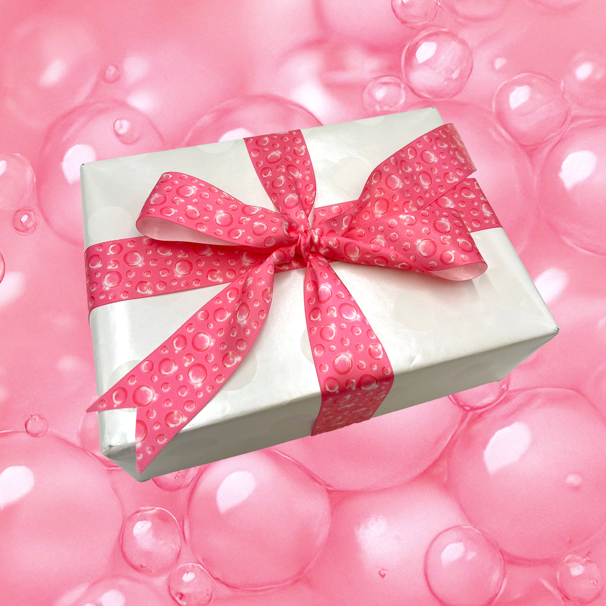 Party Reebon Pink Witch ribbon with bubbles for movie themed parties, party decor,