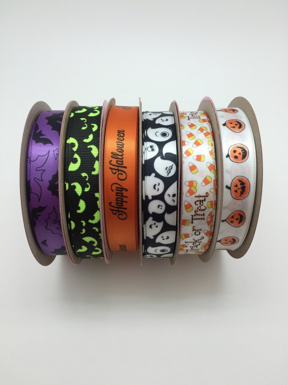 Designed as a collection, our Halloween ribbons mix and match perfectly!