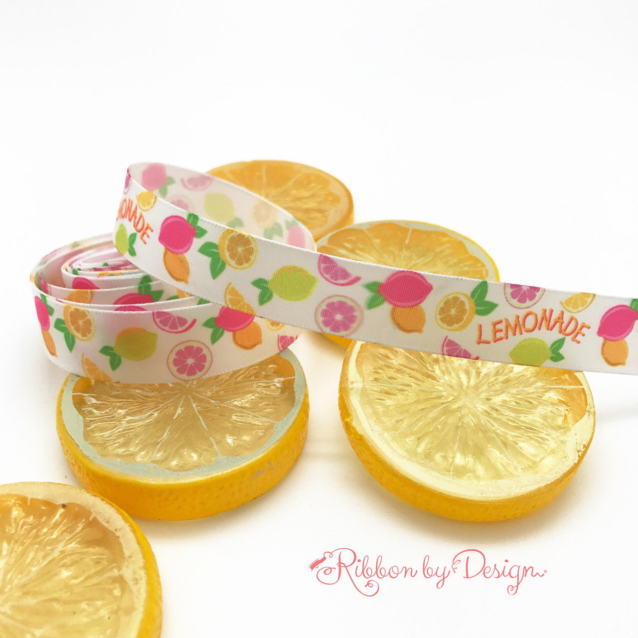 Our lemonade ribbon will add sparkle to your Summer soirees!
Designed and printed in the USA