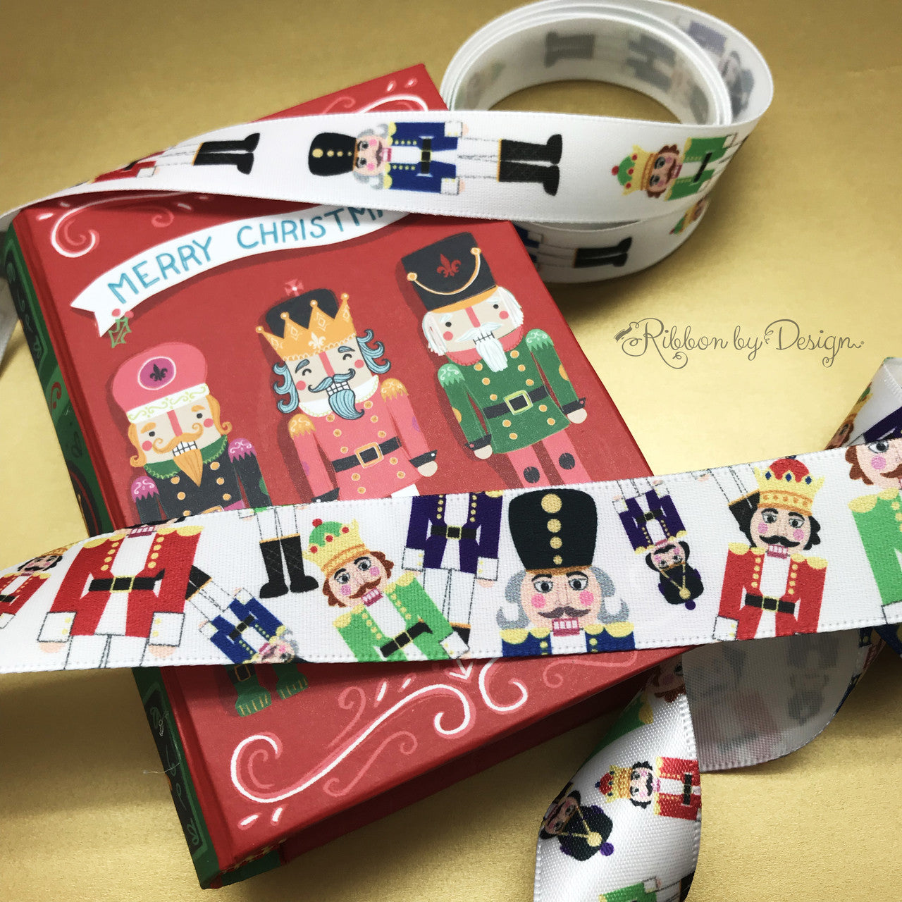 Two sizes of Nutcracker ribbon make for such lovely packaging!